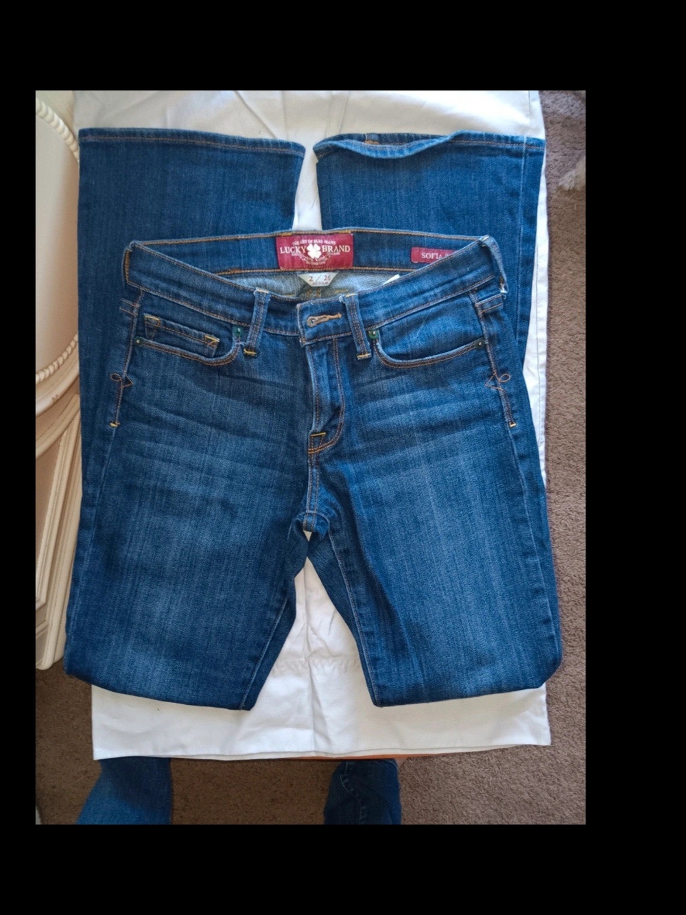 Lucky Brand Women's Dark Blue Bootcut Jeans